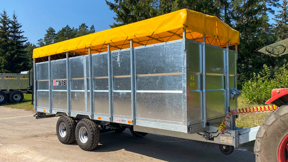 Cynkomet Viehanhänger / Livestock trailer / Remorque bétaillère / Rimorchio per bestiame / Rimorchio per bestiame /Прицеп для перевозки животных / Przyczepa do przewozu zwierząt - Tiertransporter Anhänger: das Bild 4 Cynkomet Viehanhänger / Livestock trailer / Remorque bétaillère / Rimorchio per bestiame / Rimorchio per bestiame /Прицеп для перевозки животных / Przyczepa do przewozu zwierząt - Tiertransporter Anhänger: das Bild 4