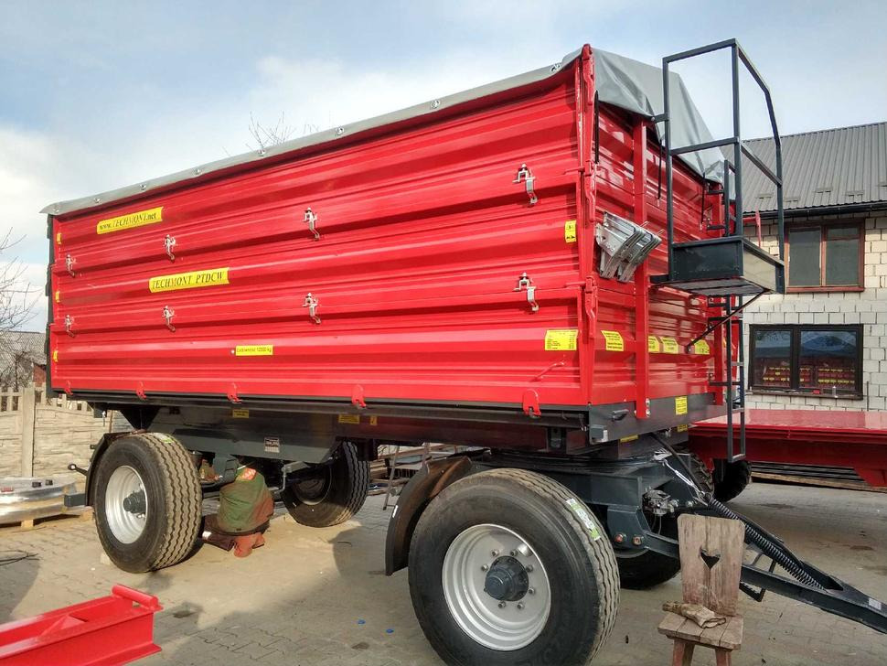 Techmont Anhänger / Trailer / Remorque / Rimorchio / Прицеп двухоосный бортовой / Przyczepa dwuosiowa PTD16 12 t - Landwirtschaftlicher Kipper: das Bild 4 Techmont Anhänger / Trailer / Remorque / Rimorchio / Прицеп двухоосный бортовой / Przyczepa dwuosiowa PTD16 12 t - Landwirtschaftlicher Kipper: das Bild 4