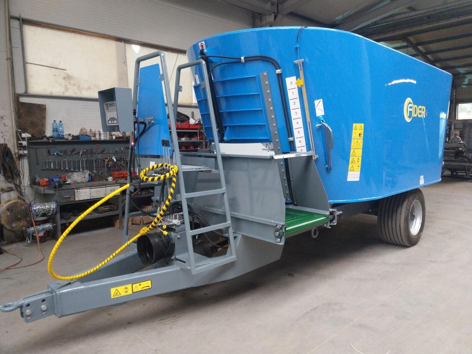 Futtermischwagen, Zustand - NEU ZAMET Futtermischwagen / Feed mixer / Melangeuse / Carro miscelatore / Vagoneta de alimentación /Кормораздатчик / Wóz paszowy 16 m3: das Bild 8