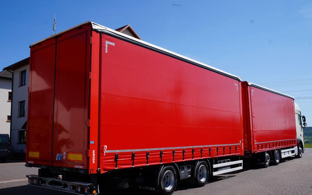 DAF XF 480 EURO 6 ZESTAW TANDEM PRZEJAZDOWY 120 M3 7,8 M + 7,8 M WECON - Plane LKW: das Bild 4 DAF XF 480 EURO 6 ZESTAW TANDEM PRZEJAZDOWY 120 M3 7,8 M + 7,8 M WECON - Plane LKW: das Bild 4