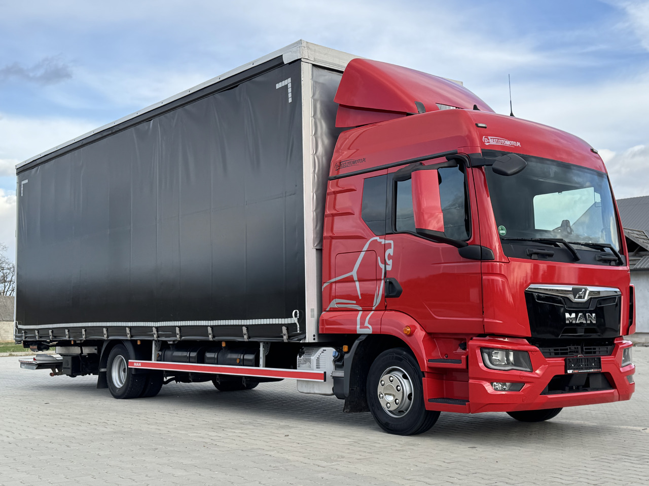 MAN TGL 12.250 / FIRANKA / WINDA / 20 EUROPALET / 8.20 M DŁ / SYPIALKA / 2021 - Plane LKW: das Bild 1 MAN TGL 12.250 / FIRANKA / WINDA / 20 EUROPALET / 8.20 M DŁ / SYPIALKA / 2021 - Plane LKW: das Bild 1