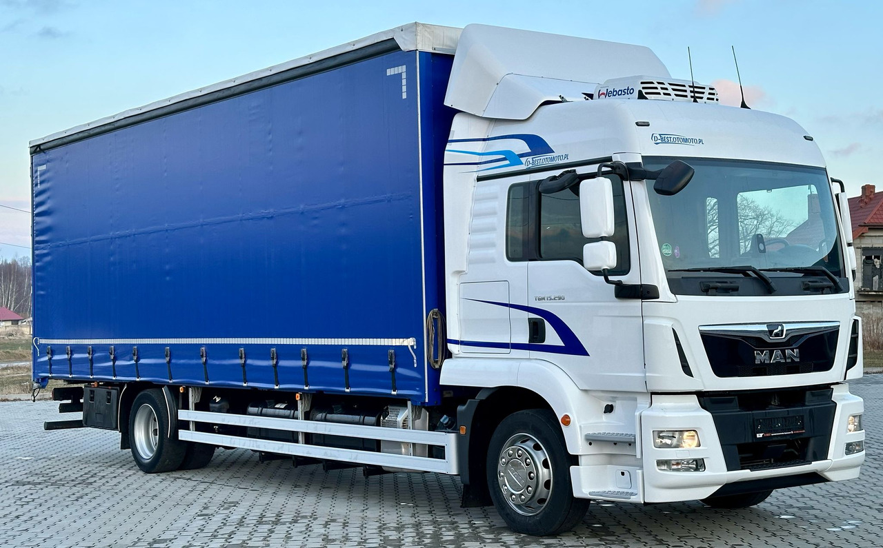 MAN TGM 15.290 / FIRANKA / 20 EUROPALET / AUTOMAT / SYPIALKA / DMC 16 T / 8 400 KG ŁADOWNOŚĆ - Plane LKW: das Bild 1 MAN TGM 15.290 / FIRANKA / 20 EUROPALET / AUTOMAT / SYPIALKA / DMC 16 T / 8 400 KG ŁADOWNOŚĆ - Plane LKW: das Bild 1