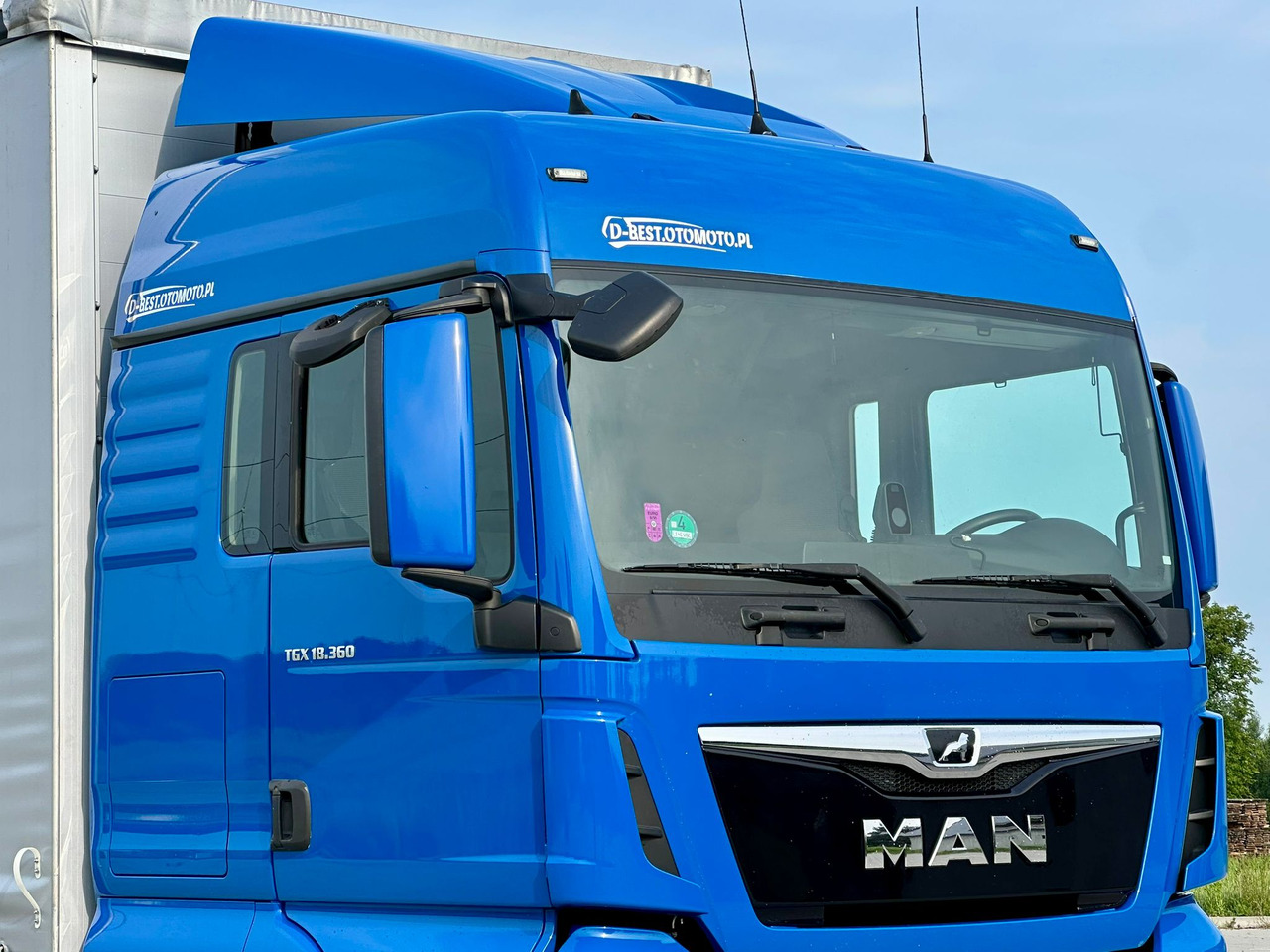 Plane LKW MAN TGX 18.360 / BURTO - FIRANKA / 23 PALETY / SYPIALKA / AUTOMAT / 2021 ROK / SPROWADZONY / SERWISOW: das Bild 11