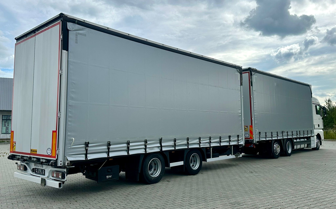 MAN TGX 26.460 / ZESTAW PRZEJAZDOWY / 38 PALET / AUTOMAT / SYPIALKA / PRZYCZEPA WIELTON / 2019 ROK / NISKI PRZEBIEG - Plane LKW: das Bild 3 MAN TGX 26.460 / ZESTAW PRZEJAZDOWY / 38 PALET / AUTOMAT / SYPIALKA / PRZYCZEPA WIELTON / 2019 ROK / NISKI PRZEBIEG - Plane LKW: das Bild 3