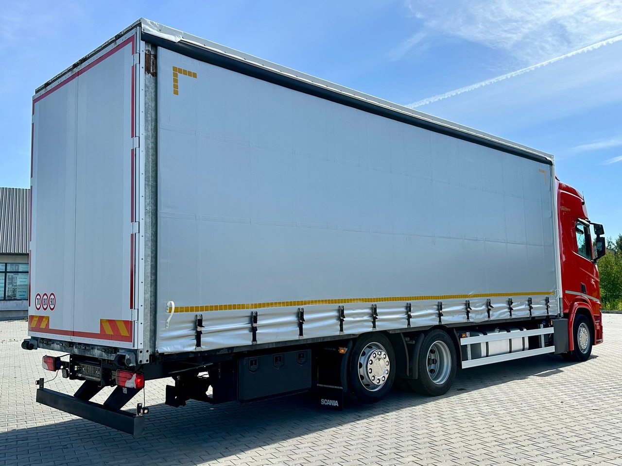 SCANIA R410 / FIRANKA / 21 EUROPALET / 8.5 M DŁUGOŚCI / 6x2 / PODWIESZA - Plane LKW: das Bild 4 SCANIA R410 / FIRANKA / 21 EUROPALET / 8.5 M DŁUGOŚCI / 6x2 / PODWIESZA - Plane LKW: das Bild 4
