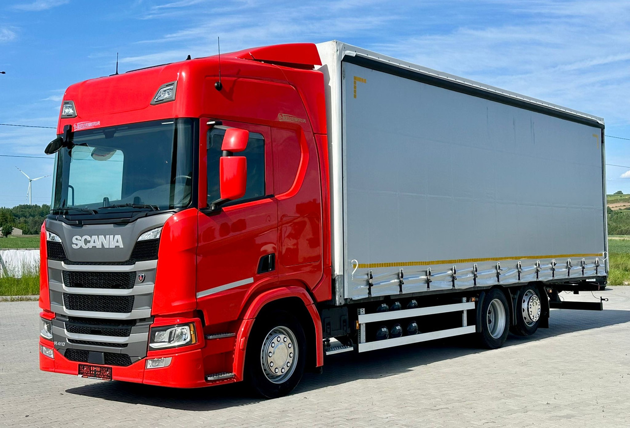 SCANIA R410 / FIRANKA / 21 EUROPALET / 8.5 M DŁUGOŚCI / 6x2 / PODWIESZA - Plane LKW: das Bild 2 SCANIA R410 / FIRANKA / 21 EUROPALET / 8.5 M DŁUGOŚCI / 6x2 / PODWIESZA - Plane LKW: das Bild 2