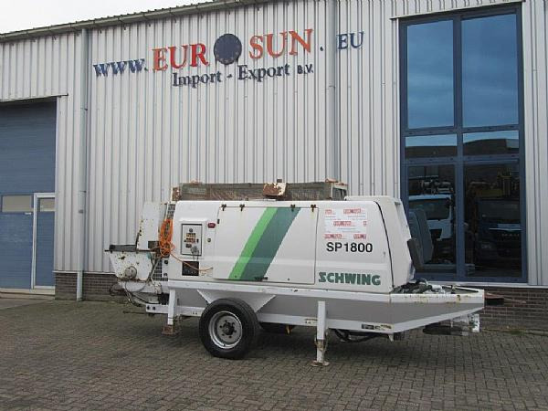 2015 SCHWING SP 1800 D 129KW - Stationäre Betonpumpe: das Bild 1 2015 SCHWING SP 1800 D 129KW - Stationäre Betonpumpe: das Bild 1