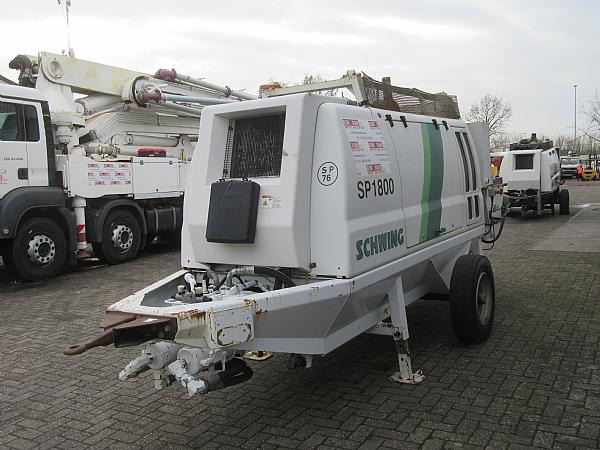 2015 SCHWING SP 1800 D 129KW - Stationäre Betonpumpe: das Bild 3 2015 SCHWING SP 1800 D 129KW - Stationäre Betonpumpe: das Bild 3