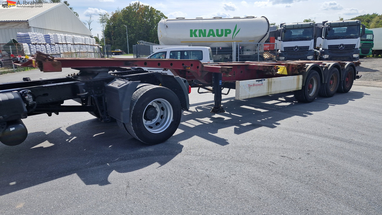 Container/ Wechselfahrgestell Auflieger Krone SD Containerchassis 2x 20, 30, 40 ft deutscher Auflieger, ausziehbar: das Bild 10 Container/ Wechselfahrgestell Auflieger Krone SD Containerchassis 2x 20, 30, 40 ft deutscher Auflieger, ausziehbar: das Bild 10