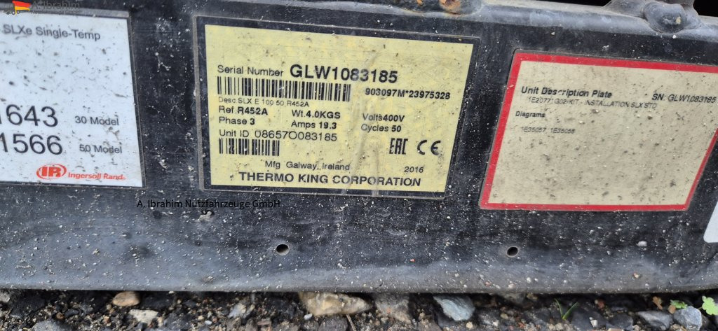 Thermo King SLXe 100 Thermo King SLXe 100 demontiert - Kühlkoffer Anhänger: das Bild 2 Thermo King SLXe 100 Thermo King SLXe 100 demontiert - Kühlkoffer Anhänger: das Bild 2
