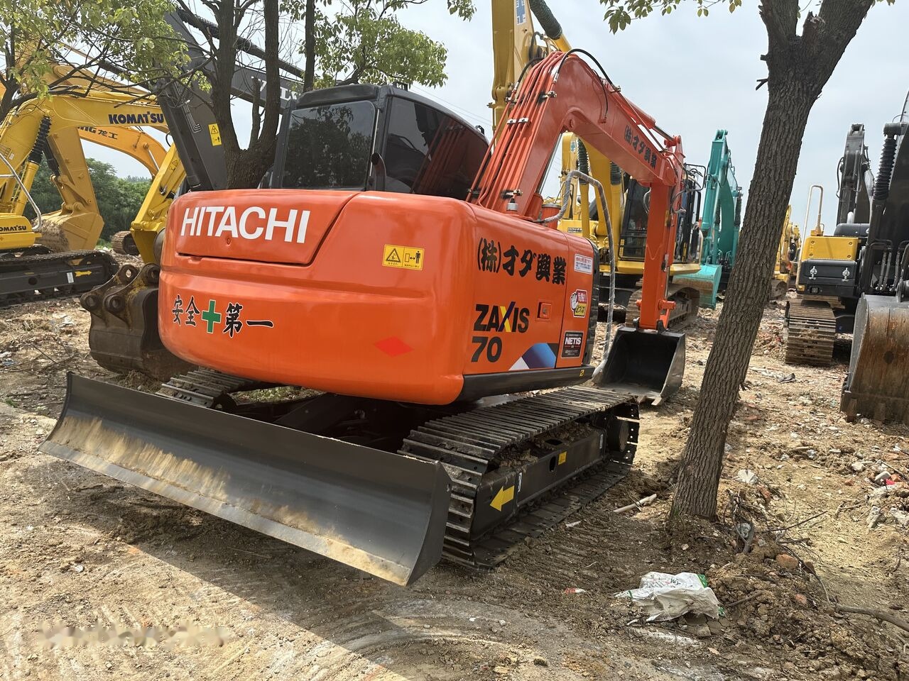Hitachi ZX70 - Kettenbagger: das Bild 2 Hitachi ZX70 - Kettenbagger: das Bild 2