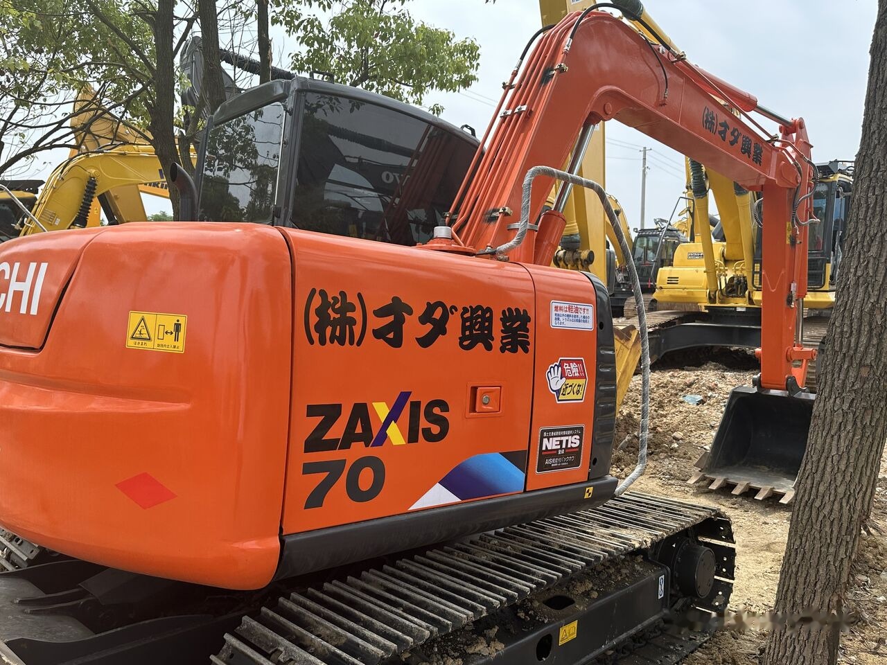 Hitachi ZX70 - Kettenbagger: das Bild 5 Hitachi ZX70 - Kettenbagger: das Bild 5