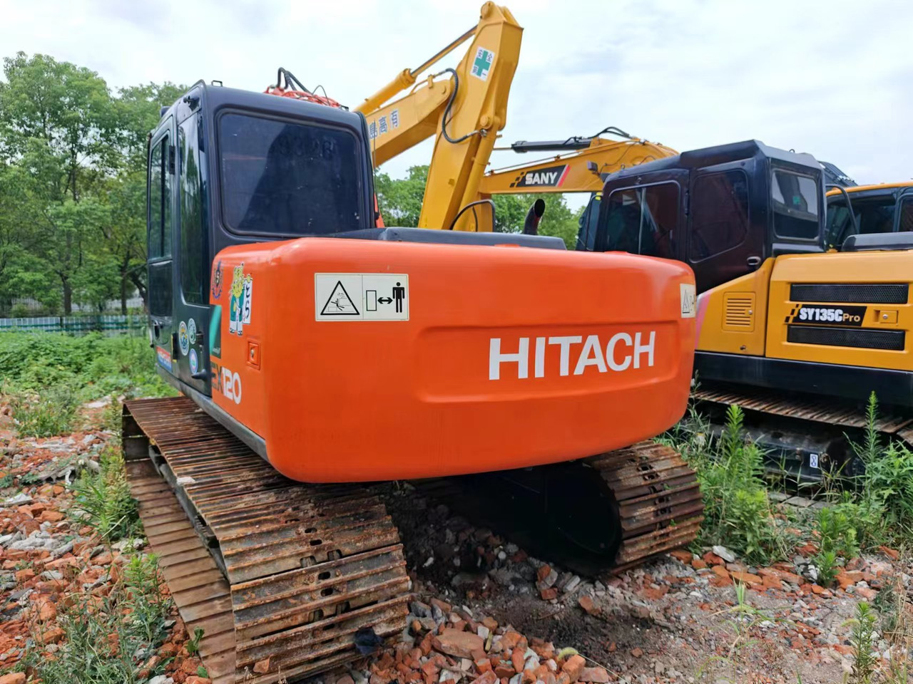 Kettenbagger HITACHI EX120-5: das Bild 8