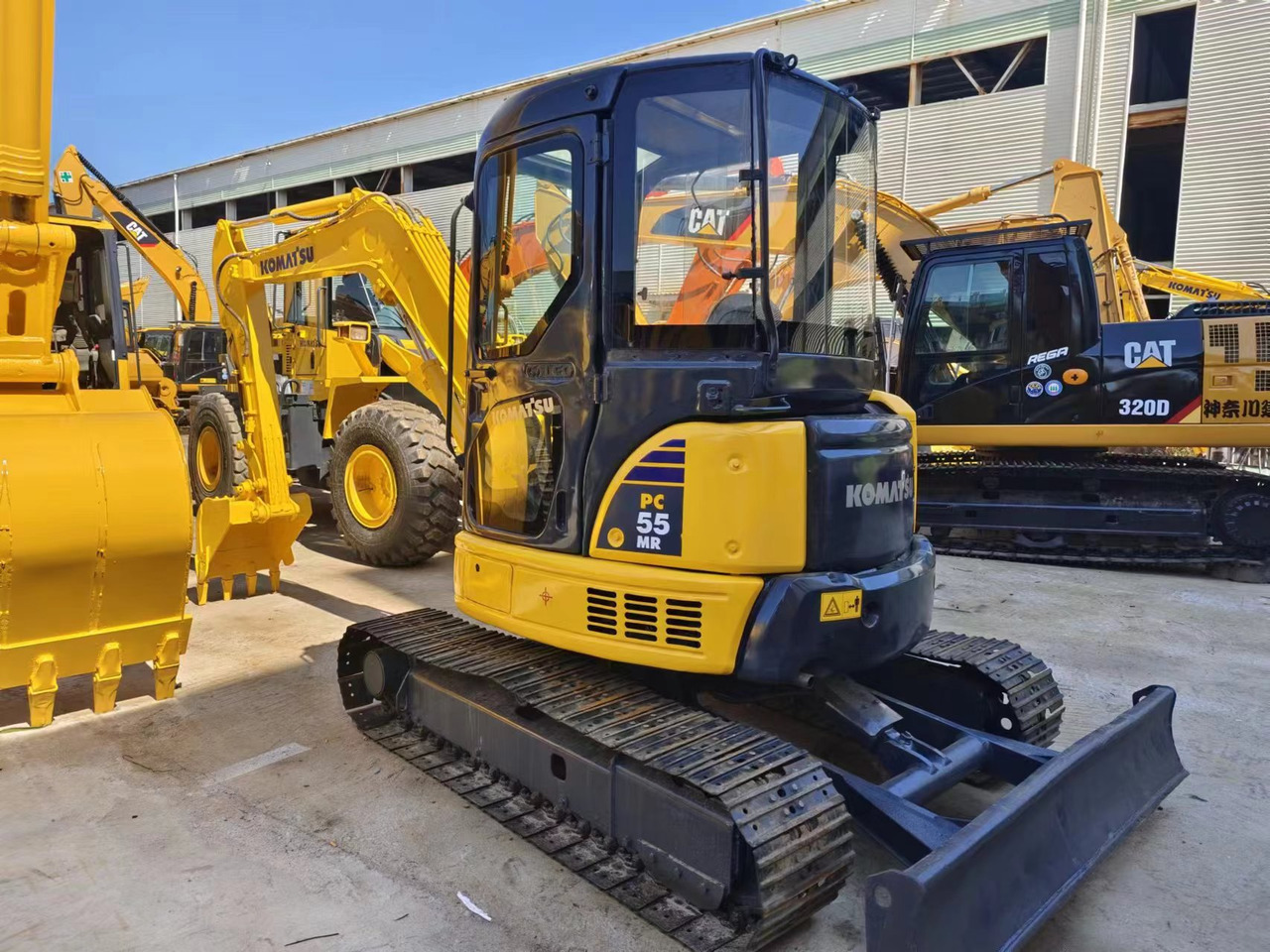 KOMATSU PC55MR - Minibagger: das Bild 1 KOMATSU PC55MR - Minibagger: das Bild 1