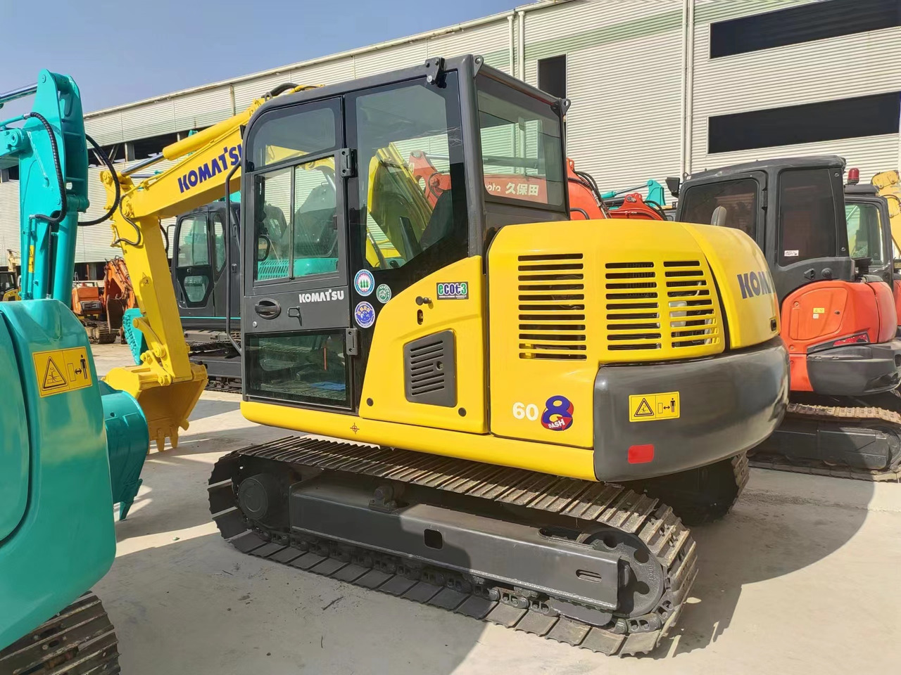 KOMATSU PC60-8 - Minibagger: das Bild 4 KOMATSU PC60-8 - Minibagger: das Bild 4