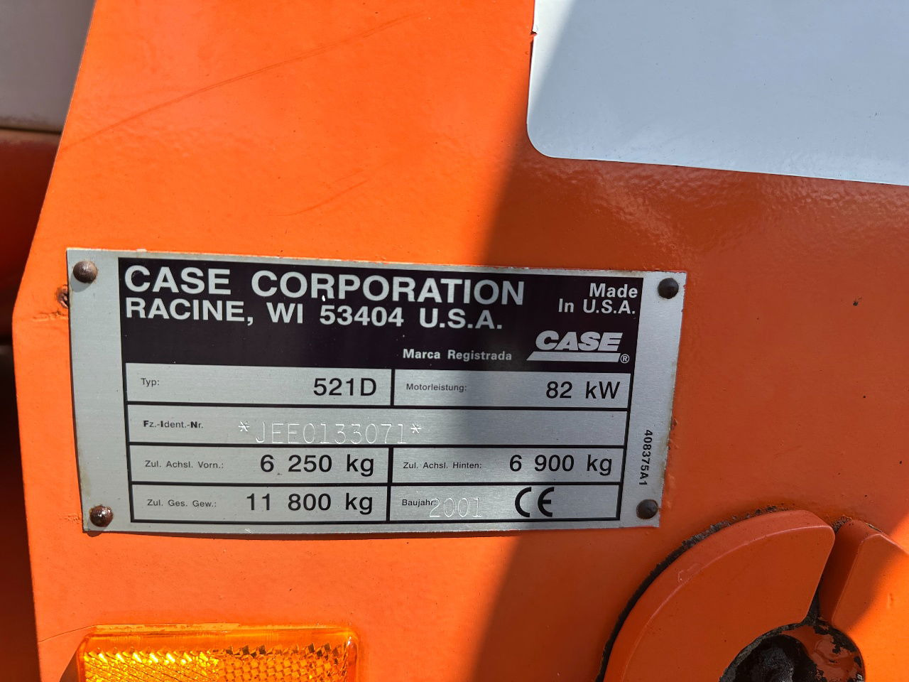 Radlader Case 521D: das Bild 14