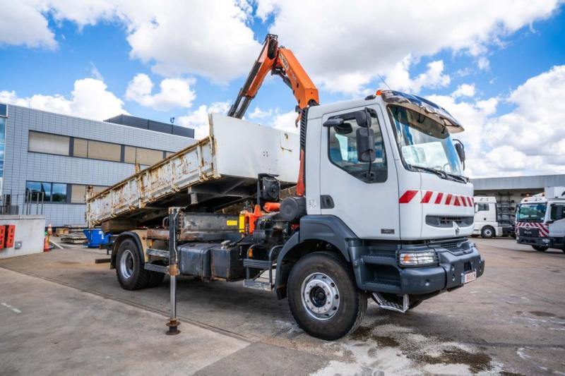 Renault KERAX 320 DCI +BIBENNE+PALFINGER 12Ton/m/2 EXT. - Kipper, Autokran: das Bild 2 Renault KERAX 320 DCI +BIBENNE+PALFINGER 12Ton/m/2 EXT. - Kipper, Autokran: das Bild 2