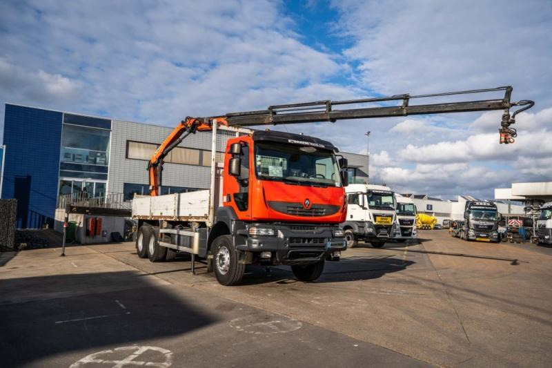 Renault KERAX 380 DXI-6X4+PK 18 T/M-4xHYDR. - Pritsche LKW, Autokran: das Bild 2 Renault KERAX 380 DXI-6X4+PK 18 T/M-4xHYDR. - Pritsche LKW, Autokran: das Bild 2