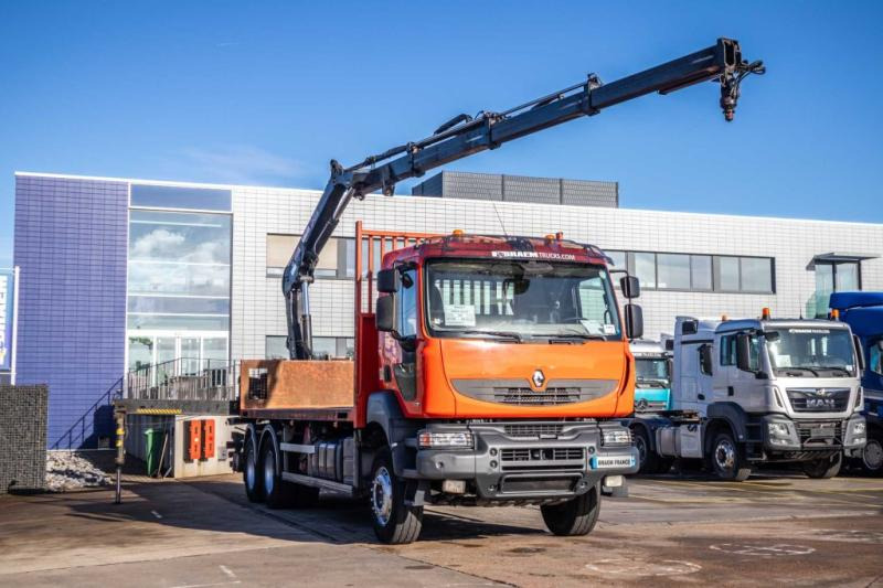 Renault KERAX 380DXI+E5+PK16TM/3EXT - Pritsche LKW, Autokran: das Bild 2 Renault KERAX 380DXI+E5+PK16TM/3EXT - Pritsche LKW, Autokran: das Bild 2