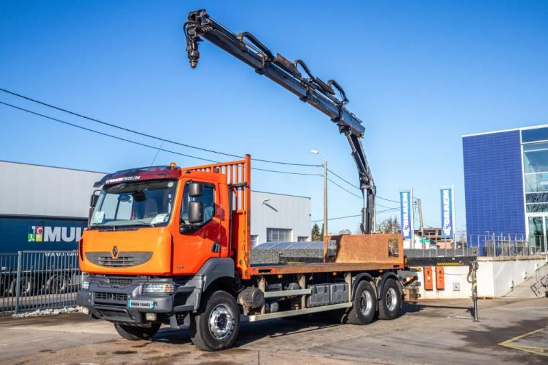 Renault KERAX 380DXI+E5+PK16TM/3EXT - Pritsche LKW, Autokran: das Bild 1 Renault KERAX 380DXI+E5+PK16TM/3EXT - Pritsche LKW, Autokran: das Bild 1