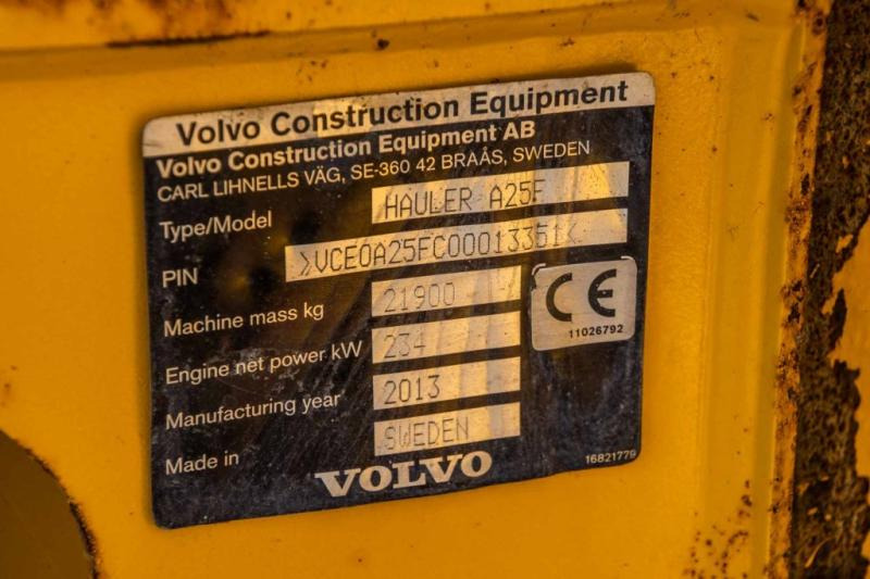 Leasing für Volvo DUMPER A25F Volvo DUMPER A25F: das Bild 7