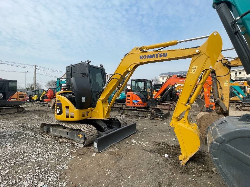 Komatsu PC 55 - Minibagger: das Bild 1 Komatsu PC 55 - Minibagger: das Bild 1