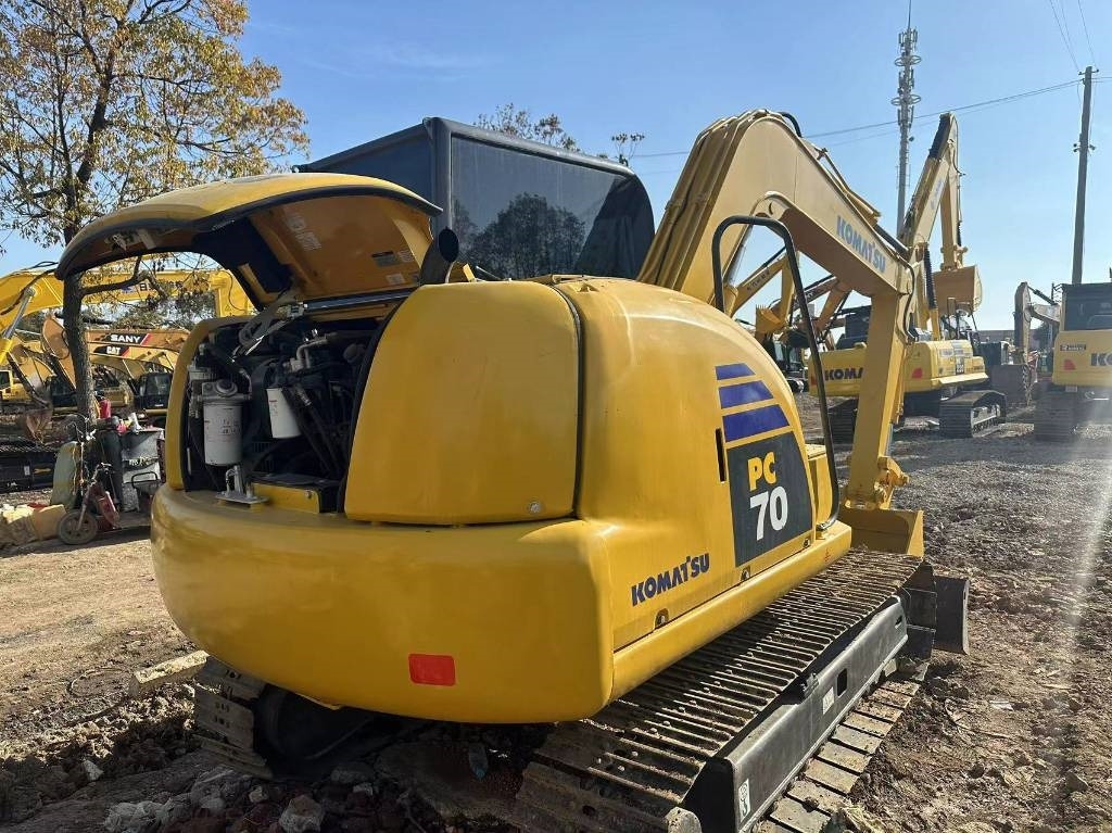 Komatsu PC 70 - Minibagger: das Bild 1 Komatsu PC 70 - Minibagger: das Bild 1