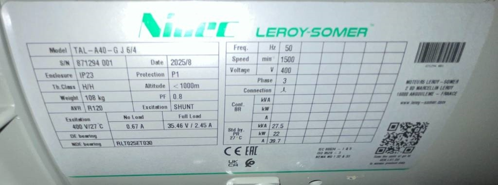 Perkins 404-22TG - 28 kVA Generator - DPX-19801.1 - Stromgenerator: das Bild 5 Perkins 404-22TG - 28 kVA Generator - DPX-19801.1 - Stromgenerator: das Bild 5