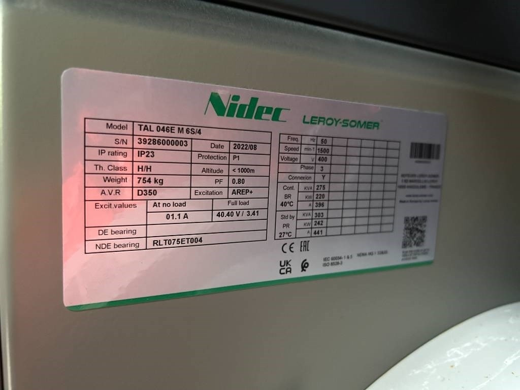 Stromgenerator, Zustand - NEU Scania DC09 - 275 kVA Generator - DPX-17946: das Bild 10