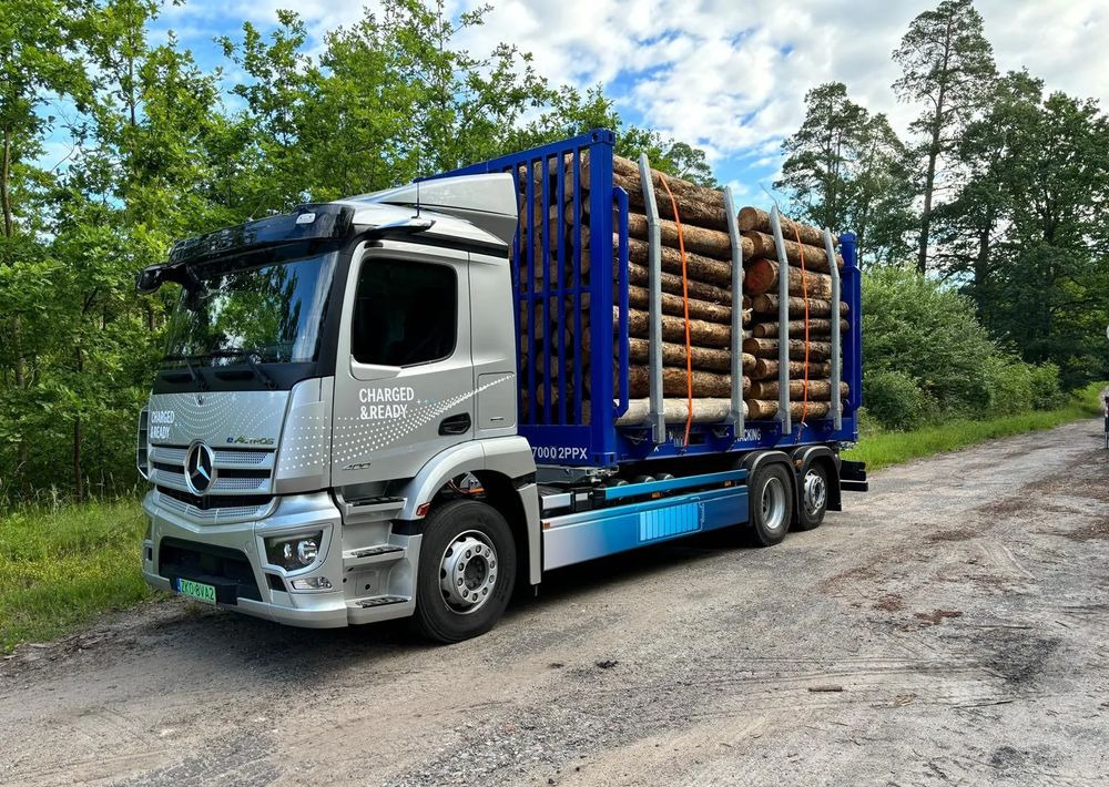 Mercedes-Benz eActros 400 6x2 BDF Elektryczny - Holztransporter, Elektro-LKW: das Bild 1 Mercedes-Benz eActros 400 6x2 BDF Elektryczny - Holztransporter, Elektro-LKW: das Bild 1