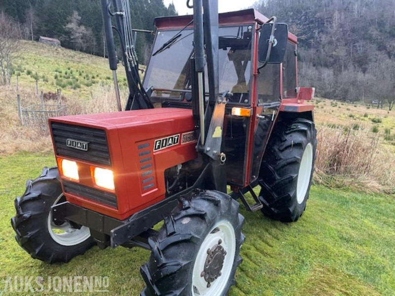 Traktor 1983 Fiat 566DT/12 Traktor m/frontlaster - FLOTT EKSEMPLAR!: das Bild 1
