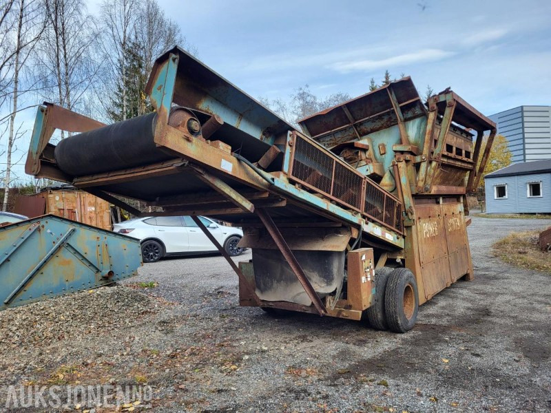 1993 Powerscreen Powergrid grovsorteringsverk for sortering av jord og oppgravde masser. - Siebmaschine: das Bild 4 1993 Powerscreen Powergrid grovsorteringsverk for sortering av jord og oppgravde masser. - Siebmaschine: das Bild 4