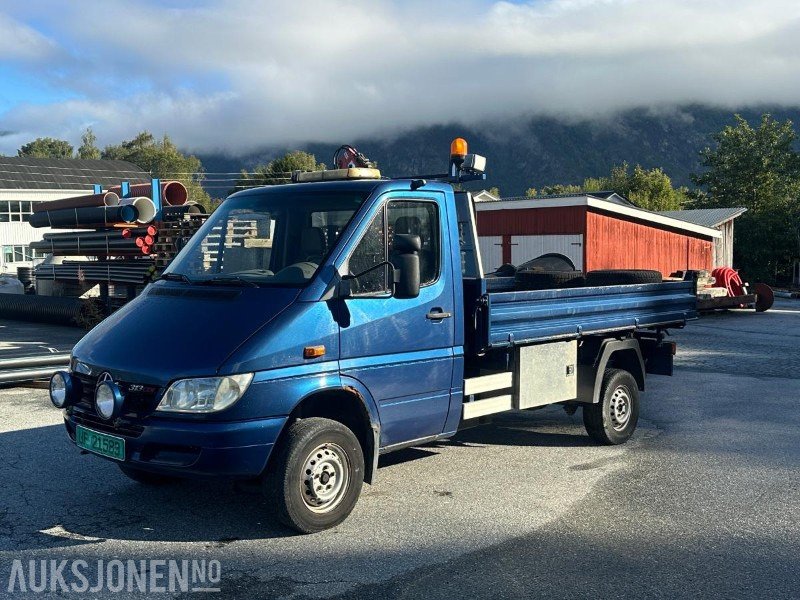 2004 Mercedes-Benz 313 CDI SPRINTER 2.1-129 D - 4X4 - Kran - Tippkasse - 173782 km - Pritsche Transporter: das Bild 1 2004 Mercedes-Benz 313 CDI SPRINTER 2.1-129 D - 4X4 - Kran - Tippkasse - 173782 km - Pritsche Transporter: das Bild 1