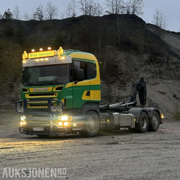 2005 Scania R-serie R580 Palfinger krok Helluft Reparasjonsobjekt - Abrollkipper: das Bild 5 2005 Scania R-serie R580 Palfinger krok Helluft Reparasjonsobjekt - Abrollkipper: das Bild 5