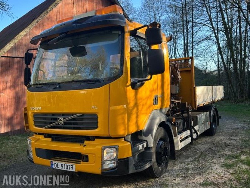 2008 Volvo FL-240 Kranbil med Tipp EU OK NY SERVICE SKRIVERKONTROLL - Autokran: das Bild 1 2008 Volvo FL-240 Kranbil med Tipp EU OK NY SERVICE SKRIVERKONTROLL - Autokran: das Bild 1