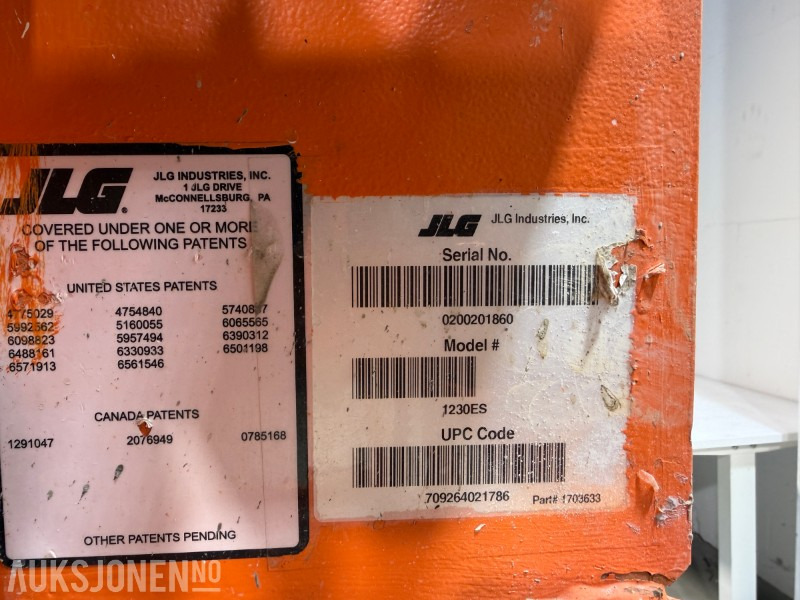 Arbeitsbühne 2011 JLG 1230ES Elektrisk mastelift med 5,6 m arbeidshøyde: das Bild 9 Arbeitsbühne 2011 JLG 1230ES Elektrisk mastelift med 5,6 m arbeidshøyde: das Bild 9