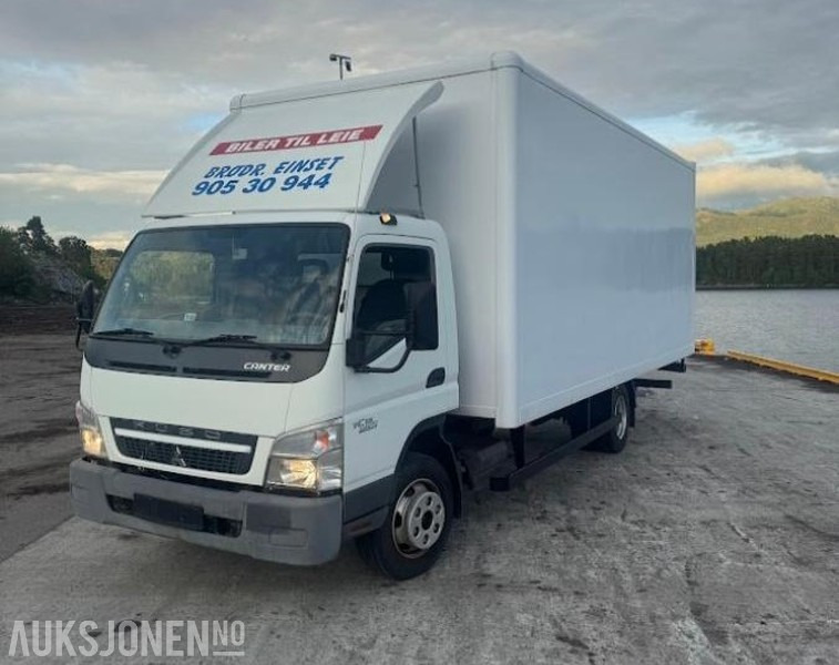 2011 Mitsubishi Canter SKAPBIL MED LIFT LAV KM 67000 km - INGEN MINSTEPRIS - Koffer LKW: das Bild 1 2011 Mitsubishi Canter SKAPBIL MED LIFT LAV KM 67000 km - INGEN MINSTEPRIS - Koffer LKW: das Bild 1