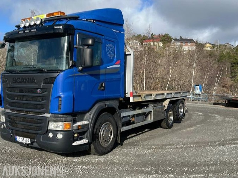 2011 Scania G-serie 480 Krokbil 20m³ Kasse Maskinflak eu ok 03.2026 - Abrollkipper: das Bild 1 2011 Scania G-serie 480 Krokbil 20m³ Kasse Maskinflak eu ok 03.2026 - Abrollkipper: das Bild 1