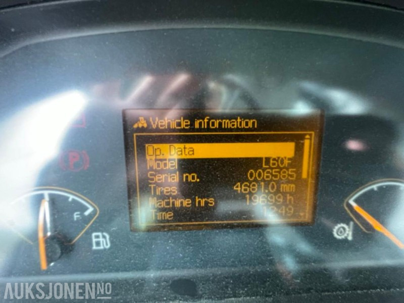 Radlader 2011 VOLVO L60F HJULLASTER - SPAKSTYRING - NYE DEKK - BBS - 3-4 FUNKSJON - PALLEGAFLER - SKUFFE - KAMERA - MYE PÅKOSTET!: das Bild 12