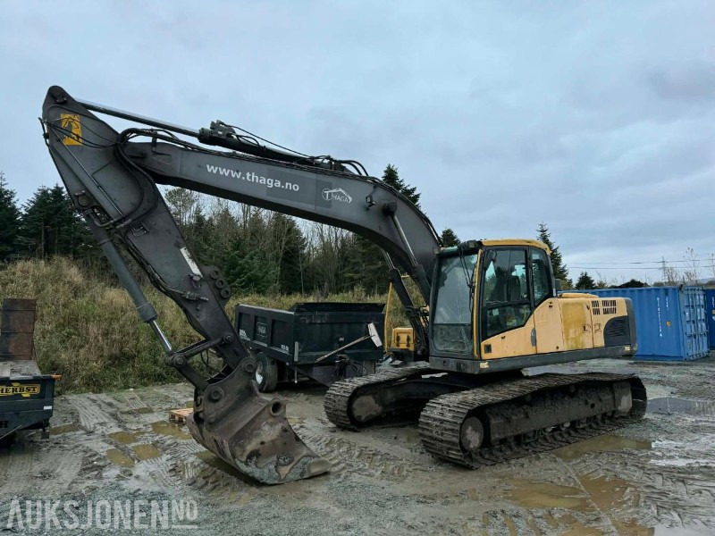 2011 Volvo EC210CL beltegraver HK S70 Engcon tiltrotator 9545 Timer - Bagger: das Bild 1 2011 Volvo EC210CL beltegraver HK S70 Engcon tiltrotator 9545 Timer - Bagger: das Bild 1