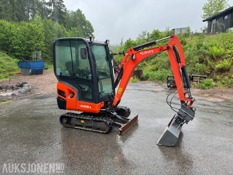2013 Kubota KX019-4 Minigraver - Gravemaskin - 3 skuffer - Minibagger: das Bild 4 2013 Kubota KX019-4 Minigraver - Gravemaskin - 3 skuffer - Minibagger: das Bild 4
