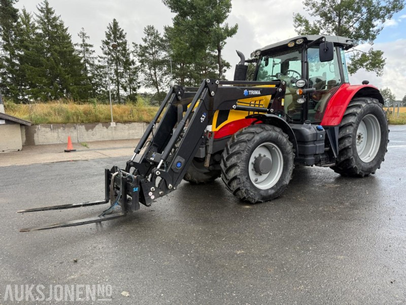 2013 Massey Ferguson 7616 M/ FRONTLASTER, PALLEGAFLER OG SKUFF - Traktor: das Bild 1 2013 Massey Ferguson 7616 M/ FRONTLASTER, PALLEGAFLER OG SKUFF - Traktor: das Bild 1