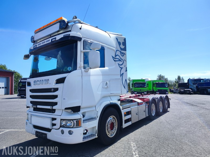 2013 Scania R560 KROKBIL SERVICEAVTALE VELHOLDT NY EU., 602509 km - Abrollkipper: das Bild 1 2013 Scania R560 KROKBIL SERVICEAVTALE VELHOLDT NY EU., 602509 km - Abrollkipper: das Bild 1