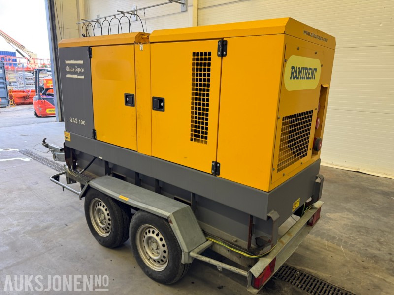 Baugeräte 2014 Atlas Copco QAS100 AGGREGAT PÅ HENGER: das Bild 7
