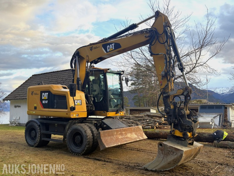 2016 Cat M314F hjulgraver - serviceavtale - nylig service - tiltrotator og pusseskuffe - Mobilbagger: das Bild 2 2016 Cat M314F hjulgraver - serviceavtale - nylig service - tiltrotator og pusseskuffe - Mobilbagger: das Bild 2