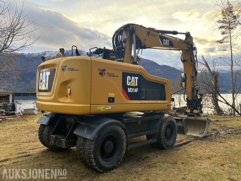 2016 Cat M314F hjulgraver - serviceavtale - nylig service - tiltrotator og pusseskuffe - Mobilbagger: das Bild 3 2016 Cat M314F hjulgraver - serviceavtale - nylig service - tiltrotator og pusseskuffe - Mobilbagger: das Bild 3
