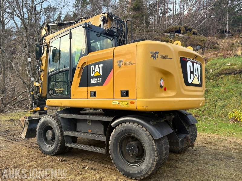 2016 Cat M314F hjulgraver - serviceavtale - nylig service - tiltrotator og pusseskuffe - Mobilbagger: das Bild 4 2016 Cat M314F hjulgraver - serviceavtale - nylig service - tiltrotator og pusseskuffe - Mobilbagger: das Bild 4