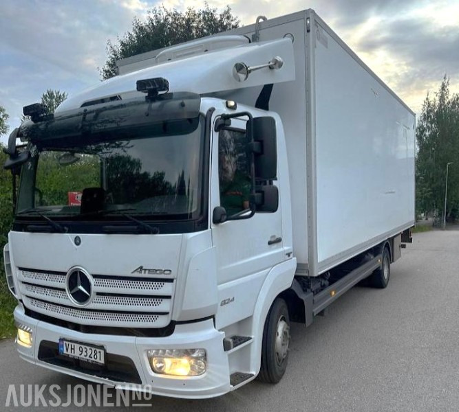 2018 Mercedes-Benz ATEGO 824 lastebil automat 16 paller - Koffer LKW: das Bild 1 2018 Mercedes-Benz ATEGO 824 lastebil automat 16 paller - Koffer LKW: das Bild 1
