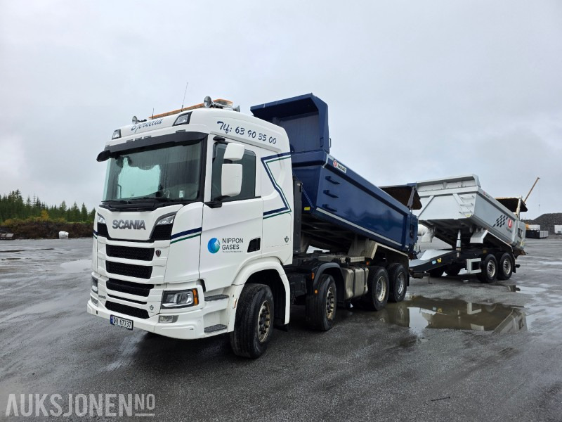 2019 Scania R650 8X4 tippbil med ISTRAIL henger Lav kilometer - Kipper: das Bild 1 2019 Scania R650 8X4 tippbil med ISTRAIL henger Lav kilometer - Kipper: das Bild 1