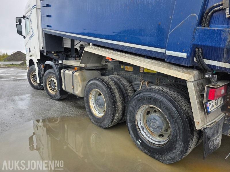 Kipper 2019 Scania R650 8X4 tippbil med ISTRAIL henger Lav kilometer: das Bild 13